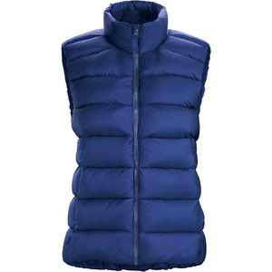 Chaqueta de plumón marrón cálida de invierno para mujer, estilo burbuja, con mangas raglán y dobladillo con cordón, chaleco acolchado de moda - Product Image 5