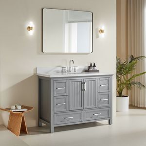Mobile Bagno Autoportante da 48 Pollici Completamente Assemblato con 2 Maniglie - Product Image 5
