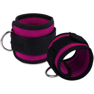 Sangles de cheville double D rembourrées en néoprène imprimées sur mesure, accessoires de gymnastique pour hommes et femmes - Product Image 1