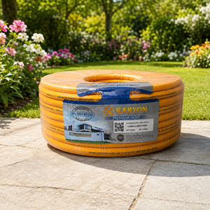 Tuyau pneumatique industriel rond flexible en PVC jaune haute pression, longueur 100 m, diamètre intérieur 8,5 mm, durable et fiable - Product Image 1