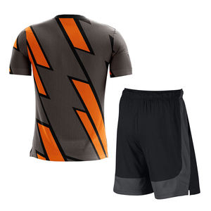 Custom Design Heat-Transfer Printed <b>Soccer</b> Team Uniform OEM Football Jersey Shirt Sets - Product Image 2