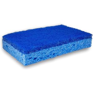 Set di 6 Spugne Abrasive Non Graffianti Basics, Sicure per Pentole Antiaderenti, Spugne e Tamponi Abrasivi Blu - Product Image 2