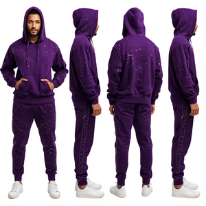 Survêtement en strass de cristal Galaxy de qualité supérieure à prix de gros pour hommes – Vêtements de luxe tendance - Product Image 4