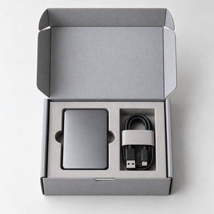 Estuche de Envío Corrugado para SSD Portátil y Juego de Cables - Product Image 2