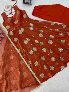 Exclusive Traditional Ladies <b>Fancy</b> Indian and Pakistani Anarkali Salwar <b>Suit</b> Available at Best Price From Indian Exporter - Product Image 5