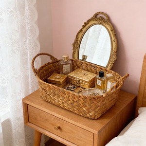 Seagrass Woven <b>Storage</b> <b>Basket</b> with Handles Handmade <b>Storage</b> <b>Basket</b> Wholesale eco-friendly Made in Viet - Product Image 4