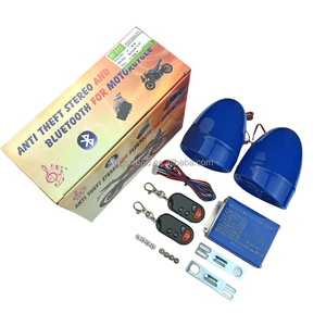 مكبر صوت دراجة نارية بلوتوث MP3 موسيقى ستيريو ، راديو FM USB ، مكبر صوت إنذار عن بعد ATV - Product Image 4
