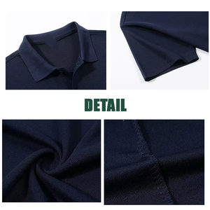 Polo de golf pour homme en coton de haute qualité, personnalisable, uniforme promotionnel d'entreprise, uni et vierge - Product Image 6