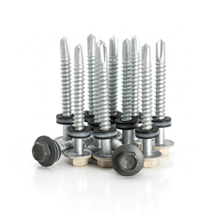 Tornillo Autoperforante de Cabeza Hexagonal Modelo PDC 12, Acero al Carbono Clase 4.8 y 6.8, Zincado/Galvanizado, Rosca Gruesa, en Pulgadas - Product Image 1