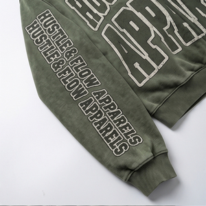 Conjunto Deportivo Personalizado Vintage para Hombre de Dos Piezas con Sudadera con Capucha y Pantalones Anchos Estampados, Conjuntos Deportivos Anchos Hechos a Medida en Oferta - Product Image 5