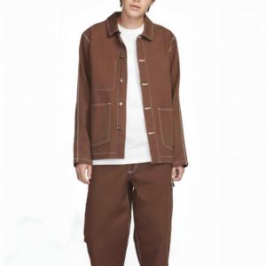 Camiseta de Algodón de Calidad para Hombre, Corte Regular, Manga Larga, Diseño sin Cuello, Tejido Suave, Ropa Masculina al por Mayor - Product Image 3