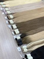 Extensions de cheveux humains vierges bruts vietnamiens, lisses et méchés, en vrac, double épaisseur, pour la vente en gros