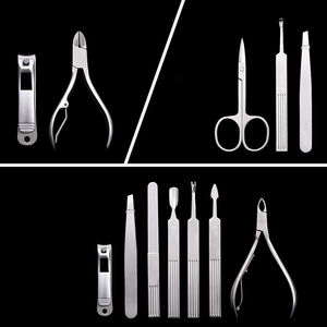 12 in 1 Manicure Pedicure Kit <b>Nail</b> Grooming <b>Tools</b> Set Professional <b>Nail</b> Care Kit Stainless Steel Manicure <b>Tools</b> Set - Product Image 5