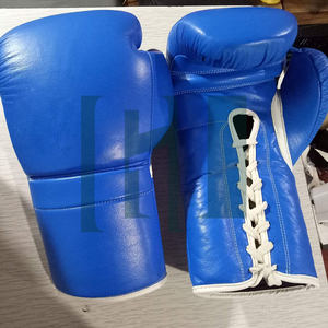 Guantes de Boxeo de Último Modelo, Guantes de Boxeo de Nuevo Diseño en Cuero PU con Cordones y Correa de Muñeca Ajustable - Product Image 5