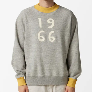 New Arrival Men's 100% Cotton Fleece Plus Size <b>Mock</b> <b>Neck</b> Sweatshirts Two Tone Raglan Full Sleeve Quick Dry Men Street Fashion - Product Image 4