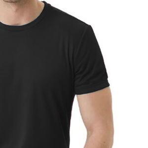 Conjunto deportivo de algodón para hombre, camiseta de manga corta de color sólido y pantalones cortos para verano, ideal para entrenamiento en el gimnasio. - Product Image 3