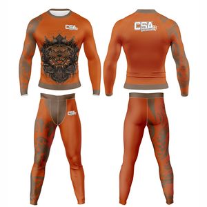 Ropa de Compresión para Hombre con Diseño Nuevo 2026, Impresión por Sublimación, Calidad Premium, Transpirable, Ecológica, Rashguard y Leggings para MMA - Product Image 1