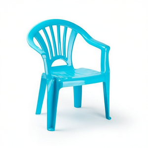 Chaise pour enfants en plastique bleue Tipi Azul Silla Infantil - Product Image 2