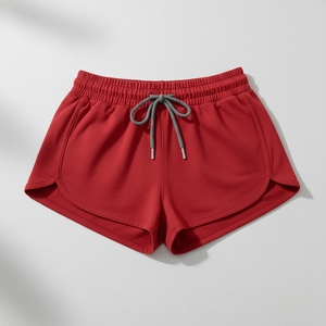 Women's Premium Soft Shorts High Quality Fabric <b>Elastic</b> Waist Casual Activewear OEM Manufacturer - Product Image 4