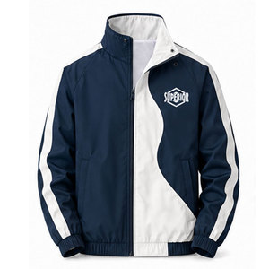 Veste coupe-vent pour homme avec logo personnalisé, respirante, légère, résistante à l'eau, pour l'aventure en plein air, la randonnée, l'entraînement, les vêtements de sport - Product Image 1