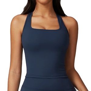 Sujetador deportivo Sexy para mujer, Top ajustado elástico para gimnasio, chaleco deportivo, sujetadores de Yoga, Top corto, ropa de Yoga, ropa interior deportiva elástica para mujer - Product Image 1