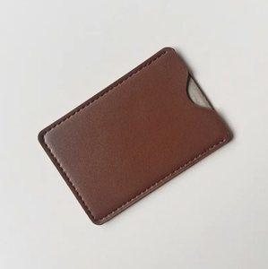 Custom Genuine Leather Men's <b>Card</b> <b>Holder</b> <b>Wallet</b> Open Short High Quality Slim RFID Blocking Crazy Horse Finish Silk Lining - Product Image 3