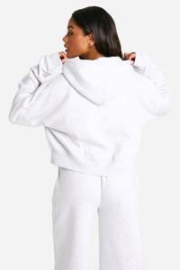 Sudaderas con Capucha Cortas de Forro Polar con Cierre y Logotipo Personalizado para Mujer, Estilo Urbano, con Estampado 3D, Ecológicas y de Secado Rápido - Product Image 4