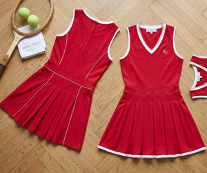 Vestidos de Tenis para Mujer, Sin Mangas, con Bloques de Color, Vestido Deportivo Transpirable para Netball, Ropa Deportiva de Verano, Vestidos de Voleibol con Cuello en V - Product Image 5