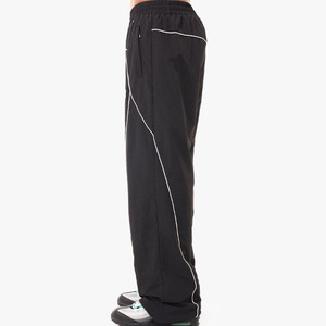 Custom <b>Nylon</b> <b>Jogger</b> Pants Wide Leg Embroidered Windbreaker <b>Jogger</b> Pants Polyester women Casual <b>Nylon</b> <b>Jogger</b> Pants - Product Image 2