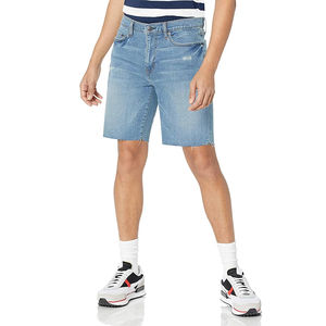 Shorts de mezclilla para hombre de primera calidad, transpirables y ligeros, con talla y color totalmente personalizables. - Product Image 6