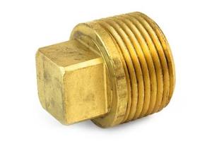 Bouchon de tuyau carré en laiton personnalisé de haute qualité, raccord de tuyauterie en laiton massif/à âme, bouchon carré mâle NPT 1/4 po (AOL-02) - Product Image 5