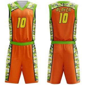Conjunto personalizado de ropa de baloncesto para hombre, camiseta transpirable con diseño de equipo, tecnología de sublimación, opciones de talla grande - Product Image 1