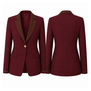 Custom Mens & <b>Womens</b> Business Blazer <b>Jacket</b> Formal Office Suit Coat <b>Smart</b> Casual Uniform Tailored Workwear OEM ODM - Product Image 4