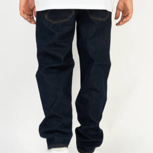Jean cargo en denim léger pour homme, personnalisé OEM, style urbain, délavé, taille mi-haute, coupe droite ample, multi-poches, tricoté, robuste - Product Image 3