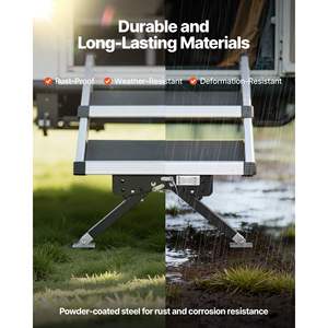 Kit de Estabilizador de Escalones Ajustable de 3 a 15 Pulgadas para Exteriores de Autocaravanas, Estabilizadores de Escaleras para Camper, Quinta Rueda - Product Image 5