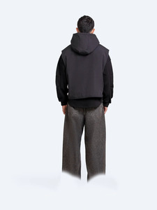 Sudaderas con capucha al por mayor OEM para hombre, sudaderas transpirables, sudaderas totalmente personalizadas, sudaderas con capucha cortas de talla grande para hombre - Product Image 3