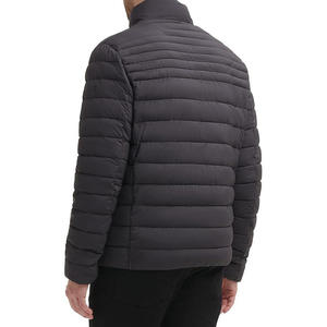 Premium Quality Stand Collar Puffer Men's <b>Jacket</b> 100% Polyester Fabric Long Sleeve Front Zipper Pockets Oversize Outdoor <b>Jacket</b> - Product Image 1