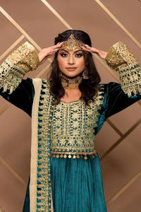 Nuevo Diseño de Vestido Afgano Pashtun Nuristan Kabul, Vestido Largo de Moda al por Mayor, Vestido Afgano Transpirable con Bordado para Mujer - Product Image 3