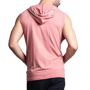 Lightweight Breathable Sleeveless Gym Hoodie for Fitness Bodybuilding <b>Running</b>-Casual Workout Apparel Sleeveless <b>Hoodies</b> for Men - Product Image 3