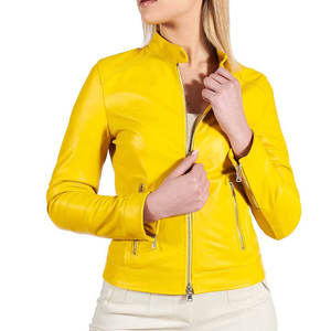 Veste en cuir de luxe pour femmes avec un design élégant, coupe confortable, idéale pour la mode d'hiver, les activités de plein air et un style décontracté - Product Image 5