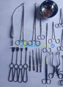 Juego de Instrumentos Quirúrgicos de Alta Demanda al por Mayor, 47 Piezas, Cirugía General Básica, Uso Manual en Hospitales, Acero Inoxidable de Alta Precisión - Product Image 5