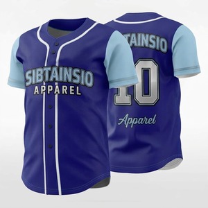 Camiseta de Béisbol Personalizada con Logotipo para Jóvenes y Adultos, Sublimada, Transpirable, para Softbol, Camisetas de Béisbol Lisas - Product Image 1