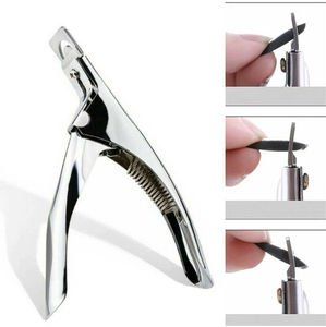 Coupe-ongles professionnels en acrylique, courbés, durables, en acier inoxydable, revêtement titane, pour soins personnels, manucure et pédicure - Product Image 2