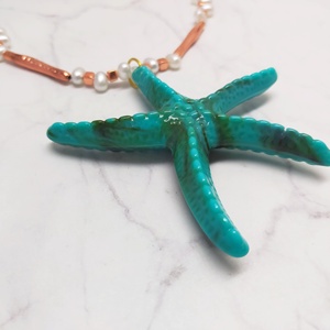 Accesorios de acrílico para colgantes, estrella de mar con cuentas de 7 pulgadas, inspirado en el océano, regalo, manualidades, decoración DIY - Product Image 6