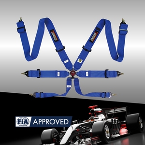TBRACING ECO 6 Point Motorsport Harness FIA Certified 3 Inch Shoulder <b>Straps</b> Snap Hook Safety Pin Custom Colors Custom Logo - Product Image 1