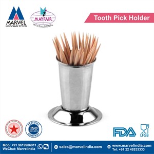 Porta Palillos de Acero Inoxidable con Acabado Espejo, Ecológico, Seguro para Alimentos, Diseño Minimalista, Accesorio de Mesa Duradero - Product Image 2