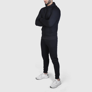 Conjunto Deportivo Casual de 2 Piezas Elite Flex con Logotipo Personalizado, Sudadera con Capucha y Cremallera Completa, Pantalones de Chándal para Hombre, Ropa Deportiva para la Calle - Product Image 3