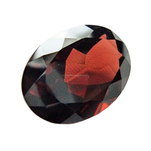 โกเมนสีแดงธรรมชาติ100% รูปไข่หินพลอยพลอยโกเมนขนาดกำหนดเองทำมือทำจากหินโกเมนธรรมชาติแบบหลวม - Product Image 2