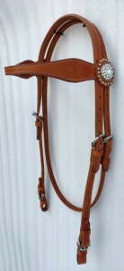 High Quality Custom Material Horse Bridles Comfortable Professional Western Style Racing Custom Logo Printing OEM ODM Wholesale - Product Image 2