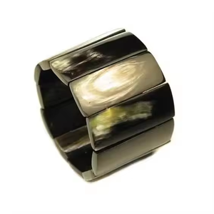 Quality Natural Crafts Buffalo Horn Cuff Bangle Exclusive Design for Girls Women by crescent crafts - Product Image 5